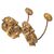 Pair of brass &quot;embrasses&quot; for curtains - O / 1664 -     