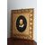 Antico Dipinto olio su tela Shakespeare in Cornice cartapesta e foglia oro . Mis 85 x 73