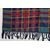 Plaid blu  con foulard in seta - B/707 -