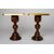 Coppia di tavolini con piano dorato - M/312 -