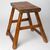 Antico sgabello rettangolare di gusto rustico - M/1346 -