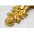 Fregio verticale in legno dorato - O/6677 -