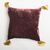 Cuscino in velluto a scacchi - B/1624 -