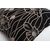 Cuscino velluto nero ricamato - B/1833 -
