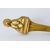Antico reggi-tenda in bronzo - singolo - O/6772-2 .