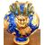 Vaso globulare  a lustro metallico decorato a trofei in stile Casteldurante con prese a serpenti e mascheroni.Firma e data 1881.Angelo Minghetti,Bologna.