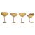 Serie di 4 attaccapanni con fregi antichi in legno - O/6820/b -