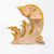 Fregio in legno scolpito a mano - O/8087-1 -