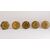 Cinque antichi attaccapanni in bronzo - oppure reggitende - O/6782 -
