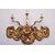 Lampada da parete con antico fregio in legno dorato - O/6993 -