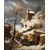 FRANCESCO FOSCHI - SNOWY LANDSCAPE PAINTED ON CANVAS