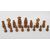 Antichi scacchi in legno inglesi - O/5933 -
