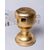 Tavolino in plexi con tre basi in legno dorato - M/281 -
