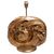 Grande lampada con fregio in legno dorato - O/8330 -