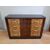 Comò art deco razionalista in radica chiara e palissandro anni 1940