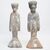 Rare statue antiche Cinesi in terracotta - O/673 e O/3993 -