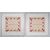 Coppia di tovaglie con ricamo "uva" - B/1818 -