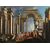 Alberto Carlieri (Roma 1672-1720), Capriccio architettonico con la predica di san Paolo nell'Areopago di Atene, dipinto olio su tela 