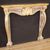 Italian painted and gilded fireplace from 20th century