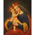 Dipinto antico "Madonna con Bambino" - O/5416 -