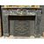 CHM851 - Camino in marmo grigio, epoca '800, mis. cm L 166 x H 123 x P 20