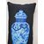 Cuscino in seta verticale con vaso Cina - B/179 -