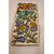 Serie di piccole piastrelle antiche dipinte a mano - O/360 -