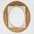 Grande cornice ovale dorata - O/6480 -