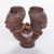Coppa africana con teste - O/4911 -