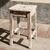 Semplice vecchio sgabello italiano - M/1315 -