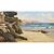 DIPINTI ANTICHI, QUADRI MARE, MARINA COSTA AZZURRA, PITTURA  AD OLIO SU TAVOLA, PRIMI DEL 900.  (QM516)