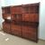 60s WALL BOOKCASE IN BRAZIL ROSEWOOD MODERN VINTAGE DESIGN     