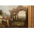 Gaetano Ottani (1720 - 1724 / 1801), Coppia di dipinti raffiguranti Paesaggi con rovine e personaggi