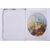 Set di 4 tele ovali con fiori e frutta - O/5542 -