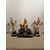 Orologio e candelabri in bronzo dorato trittico Francia seconda metà '800