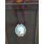 Credenza Vittoriana intarsiata con placca centrale in Sevrese primi 1800