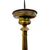 Antico candelabro tornito in ottone