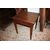 Tavolino rustico quadrato del 1700 in Noce