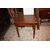 Tavolino rustico quadrato del 1700 in Noce