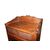 Piccola vetrina rustica francese del 1800 in legno di rovere