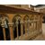  DARS633 - Balaustra in stile Neogotico, epoca '800, mis. cm L 222 x H 85 x P 26  