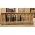 DARS633 - Balaustra in stile Neogotico, epoca '800, mis. cm L 222 x H 85 x P 26  