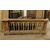  DARS633 - Balaustra in stile Neogotico, epoca '800, mis. cm L 222 x H 85 x P 26  