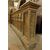  DARS633 - Balaustra in stile Neogotico, epoca '800, mis. cm L 222 x H 85 x P 26  