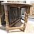  TAV307 - Consolle in noce, epoca '700, mis. cm L 122 x H 78 x P 60  