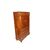 Secretaire francese stile Luigi XVI in legno di bois de rose del 1800 con marmo e intarsi