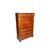 Secretaire francese stile Luigi XVI in legno di bois de rose del 1800 con marmo e intarsi