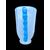 Vaso a coppa in vetro pesante pulegoso iridato con prese laterali a treccia.Franco Moretti.Murano.