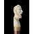 Bastone con pomolo in avorio raffigurante un busto di Belzebu’.