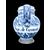 Versatoio in maiolica in monocromia turchina con decoro ‘calligrafico naturalistico’.Savona.